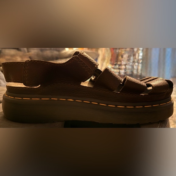 Dr. Martens Men’s 10 Brown Leather Sandals main image 5